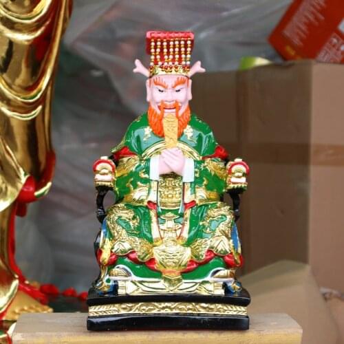 30CM Large Southeast Asia Home store COMPANY talisman exorcise evil spirits Good luck Dragon KING LONG WANG God FENG SHUI statue