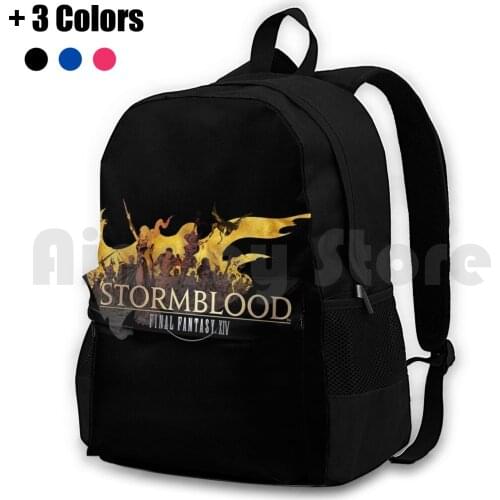 Final Fantasy Xiv : Stormblood Outdoor Hiking Backpack Riding Climbing Sports Bag Final Fantasy Xiv Final Fantasy Final Fantasy