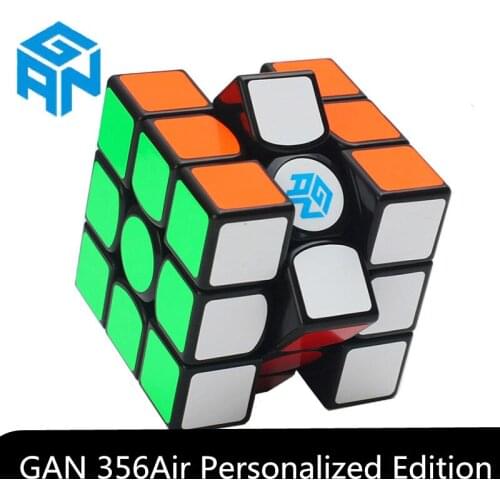 GAN 356 Air Personalized Edition Cube 3x3x3 Black Flagship Edition Cube Smooth Speed Professional Game Puzzle 3 * 3 * 3 Cube