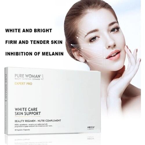 Glutathione MSM Brighten skin tone, whiten body, Antioxidant, fade melanin, fine lines, anti-aging, whitening 30 pcs / box