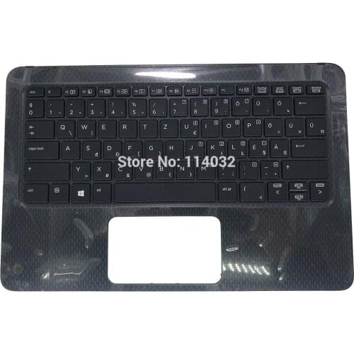 HU keyboard for HP Probook X360 11 G1 EE GE Hungary black with Palmrest Upper case 918555 211 6070B1118402 accessories part