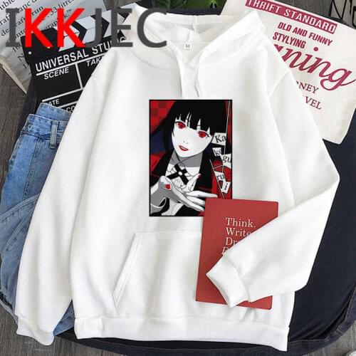 Kakegurui Yumeko Jabami hoodies men hip hop grunge streetwear graphic male clothing printed