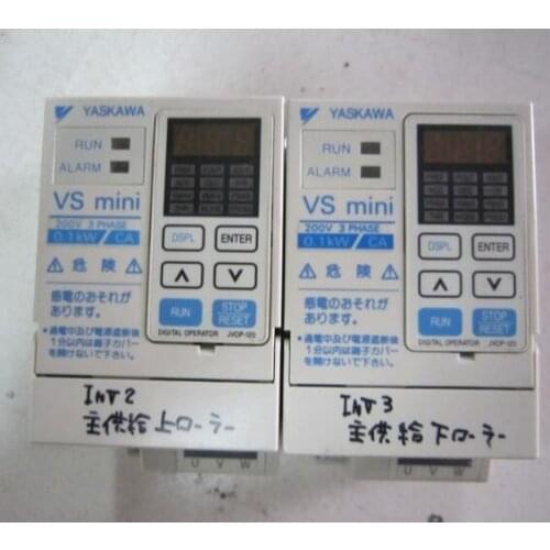 Inverter CIMR-XCAA20P1 0.1K 220V , Used one , 90% appearance new , 3 months warranty , fastly shipping