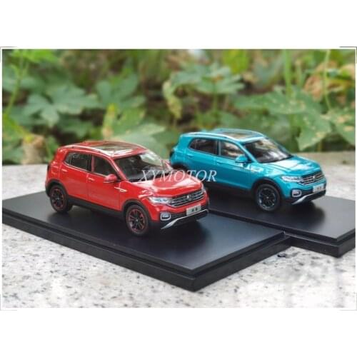 1/43 For Volkswagen TACQUA SUV Diecast Model Car Kids Toys Boy girl Gifts Blue/Red Display Ornaments Collection