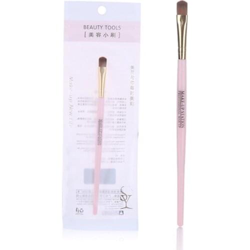 Beauty Makeup 1Pc Black Eyebrow Inclined Flat Angled Brush Eyeliner Eyeshadow Eye Brow Makeup Tool Professional Women Cosmetic