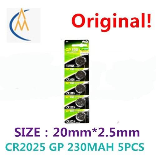 5PCS Super CR2025 3 v button battery lithium computer motherboards electronic scale car remote control key