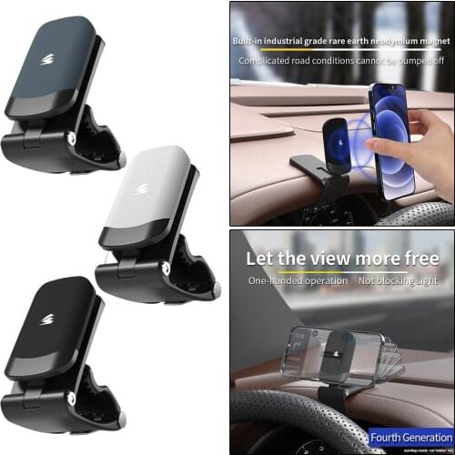 Magnetic Car Phone Holder for Dashboard 4 N50 Magnets, Universal Magnetic Phone Car Mount for All Mobile Phones