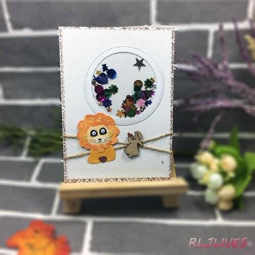 Lion Metal Cutting Dies Stencils for DIY Scrapbooking Stamp/photo album Decorative Embossing DIY Paper Cards