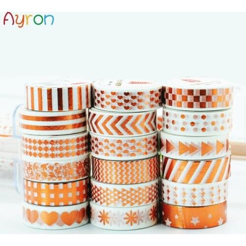 New Christmas and Heart WHITE Foil DIY Adhesive Masking Tape Japanese Washi Tape Paper Crafts Gift as Scrapbooking Tools