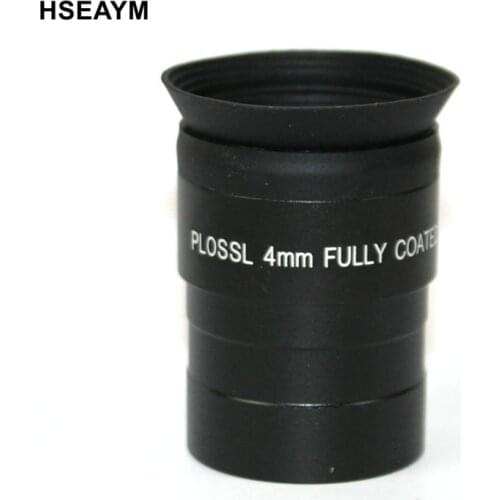 HSEAYM 1.25 inches (31.7mm) Optical glass Metal Astronomical telescope Eyepiece ocular Focal length PLOSSL 4mm