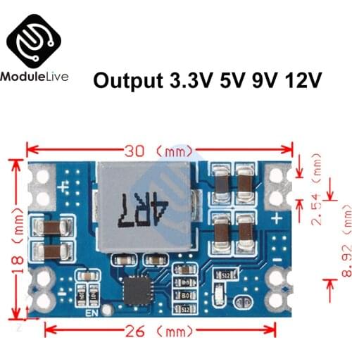 5A DC-DC Mini560 DC Step-down Regulated Voltage Power Supply Module High Efficiency Stabilized Output 3.3 5V 9V 12V Buck Module