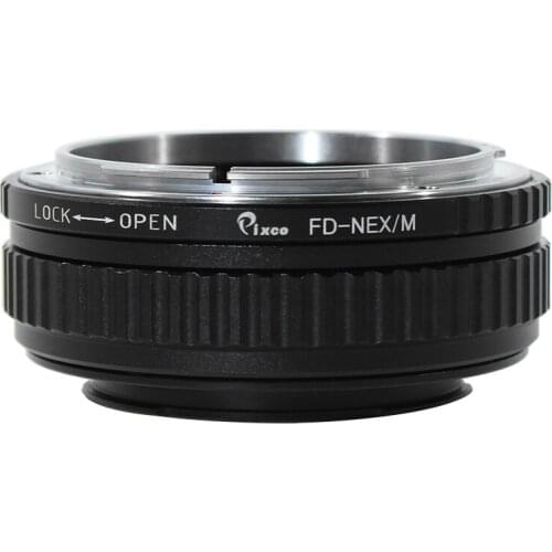 Pixco Adjustable Macro to Infinity Lens Adapter Suit For Canon FD Lens to Sony E Mount NEX Camera