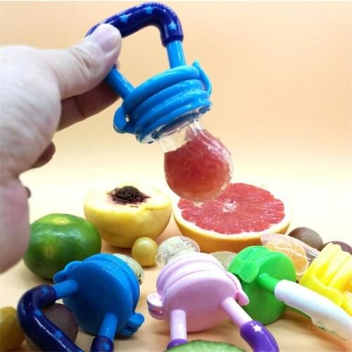 Silicone Baby Pacifier Infant Nipple Soother Toddler Kids Pacifier Feeder Fresh Fruit Food Newborn Girl Boy Feeding Nipple