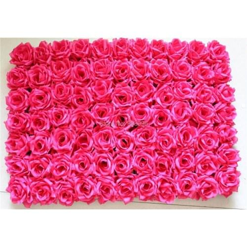 SPR EMS Free 60*40cm rose flower Artificial silk rose flower wall wedding background lawn/pillar flower home market decoration