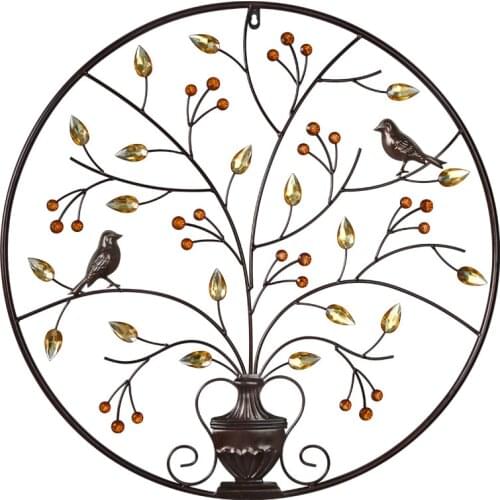 Wrought Iron Wall Decorationcreative Home Wall Decoration Living Room Background Wall Pendant Decorative Crafts