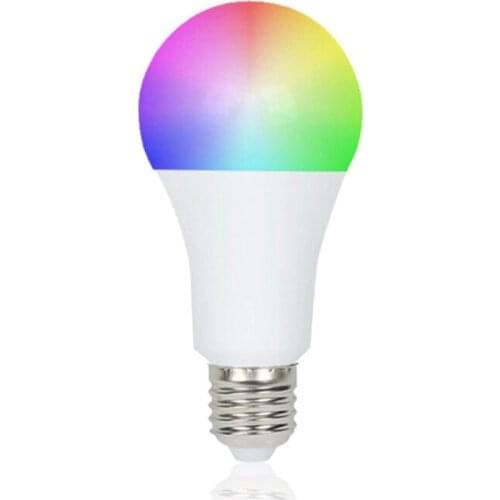 Wifi Smart Bulb Alexa Voice Control Dimming Color Graffiti Compatible With App Control Google Home Light