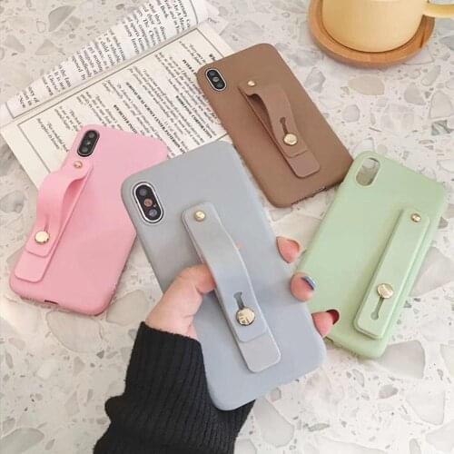 Universal Hand Band Mobile Phone Holder Silicone Wristband Finger Ring Grip Stand Push Pull Sticker Paste Phone Holder Bracket