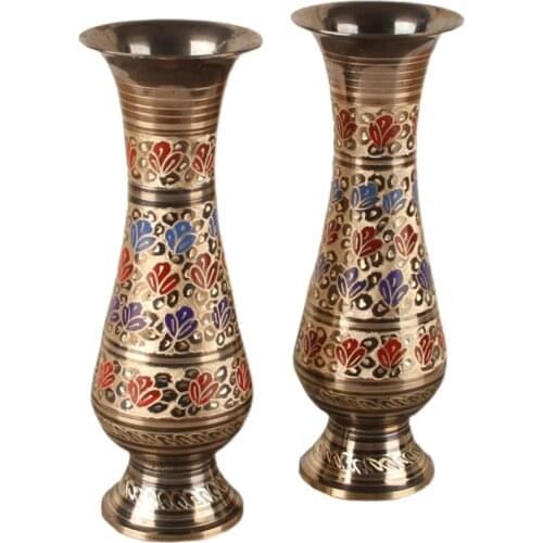 Zq Handicraft Bronze Art Copper Vase Fashion Vase New Craft