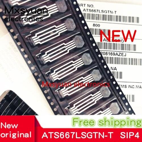 2pcs~10pcs/LOT ATS667LSGTN-T ATS667LSG ATS667 667 New original True Zero-Speed, High Accuracy Gear Tooth Sensor IC SIP-4