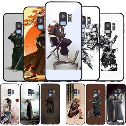 Japan The Samurai Ninja black phone Case For Samsung S20 S10 S9 S8 S7 edge Plus Lite Note 8 9 10 A6 A7 A8 A9 2018