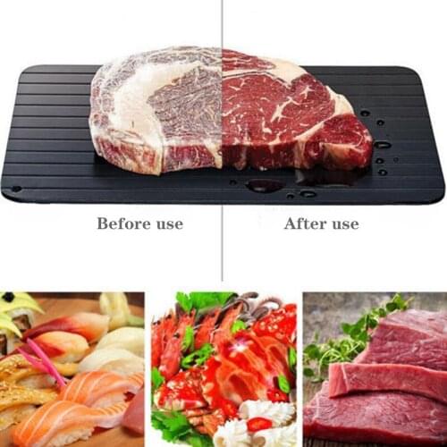 1pcs Fast Defrost Tray Fast Thaw Frozen Meat Fish Sea Food Quick Defrosting Plate Board Tray Kitchen Gadget Tool Dropshipping