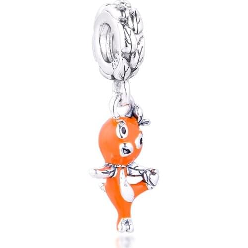 2020 Happy Carton Pendant Jewellery Fit Charm Bracelet Femme Crystal Beads for Jewelry Making 925 Sterling Silver Charms