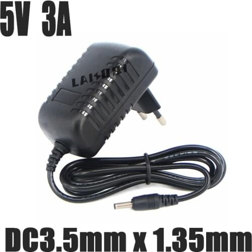1pcs 5V 3A DC3.5 x 1.35mm AC/DC Adaptor 5V3A 3000mA power adapter Charger Supply SP 2A 1A 2000mA 1000mA 500mA 5V2A 5V1A