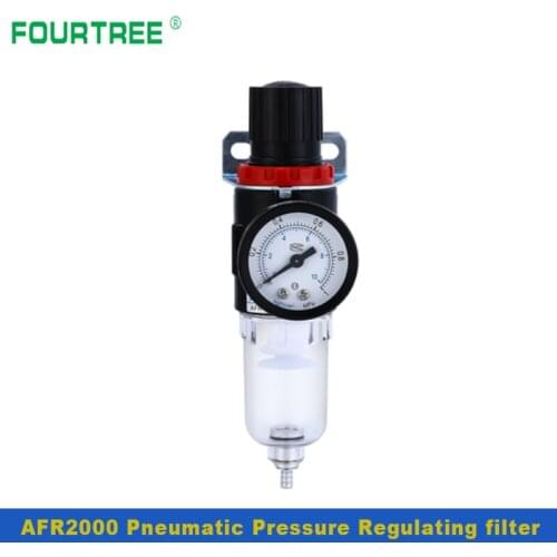 Airtac AFR-2000 Pneumatic Regulating Fliter Air Treatment Unit Pressure Switches Gauge With PC Fitting Air Compressor