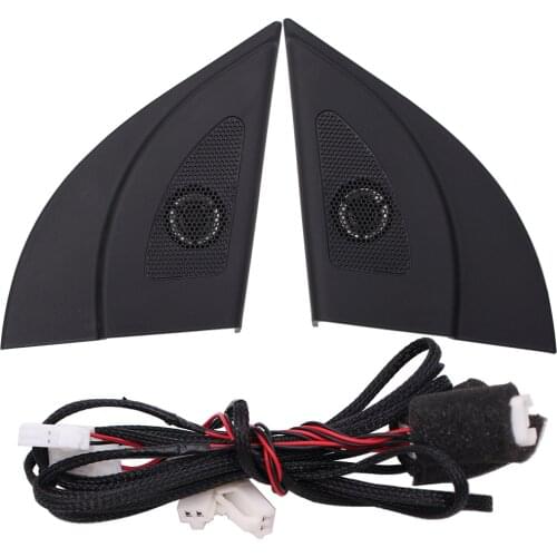 Car Trumpet Speakers Tweeter Triple-cornered Head Tweeter Speakers for Hyundai Solaris 2011-2016