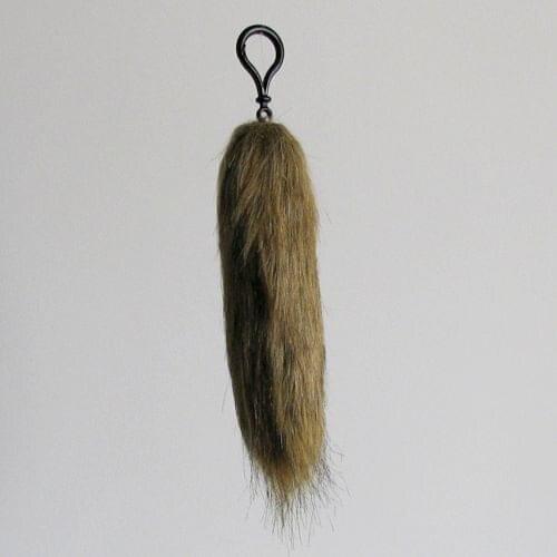Free Shipping fake fox fur tail for keychain or decoration gift