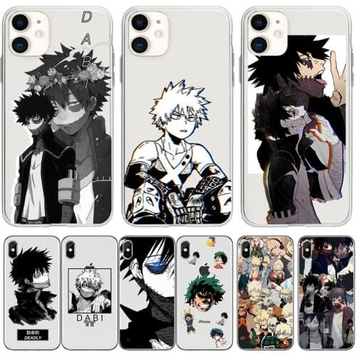 My Hero Academia Dabi Anime Phone Case for Ip 7 Iphone 11 12 Pro 8 6 Plus XS MAX XR SE 2020 Boku No Hero Academia Coque Covers