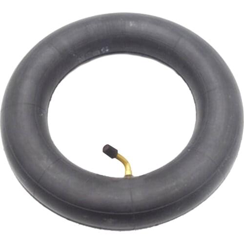 Black Rubber Inner Tube 10x2.5 Tube Innertube With Bent Valve 45 90 Degree Valve For Baby Stroller Pram Scooter 10 Inch