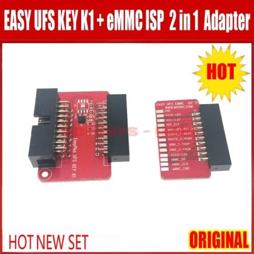 EASY Plus UFS key K1 + eMMC ISP 2 IN 1 Adapter for UFS Socket / EMMC Socket work