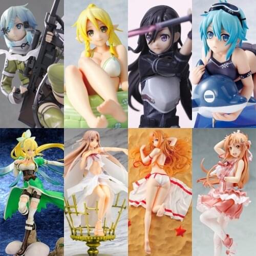 EXQ Figure Anime Sword Art Online Yuuki Asuna Kirigaya Kazuto SAO Kirito PVC Action Figure Toys