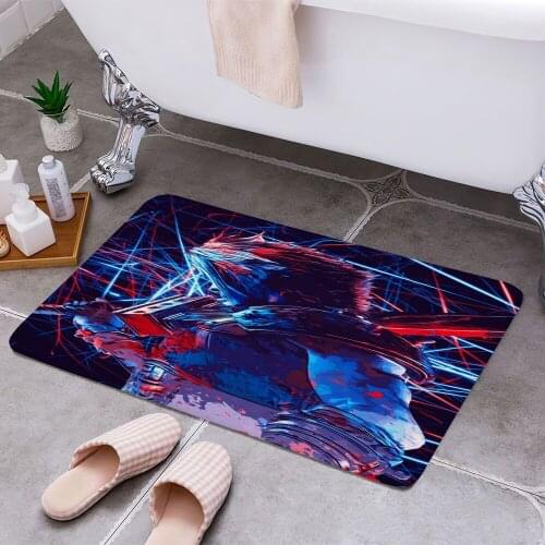 Cloud strife sword 3D Print Doormats Rectangle Non-Slip DoorMat Bedroom Kitchen Entrance Print Door rugs Dropshipping