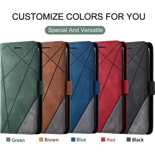 Luxury Business Stitching Leather Case For Samsung Galaxy A12 A22 A42 A51 A82 A40 A21S S21 S20 S21FE S10 S9 S8 Plus Ultra Coque