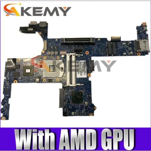 For HP EliteBook 6460B 8460W 8460P Laptop Motherboard 642754-501 642754-001 6050A2398501 With AMD GPU 100% Fully Tested