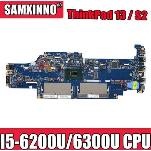 For ThinkPad 13 / S2 laptop motherboard DA0PS8MB8G0 has CPU I5 6200U / 6300U FRU 01AY556 01AY557 01AY547 01AY54 Mainboard