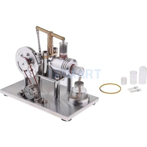 Mini Hot Air Balance Stirling Engine Generator Motor Model Science & Discovery Toys Educational Toy Kits Physics Experiment