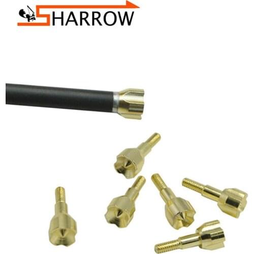 10 Pcs Gold Gang Material Pointment Broadheads Arrow Bladeless Shooting Hunting Practice Arrow Accessories