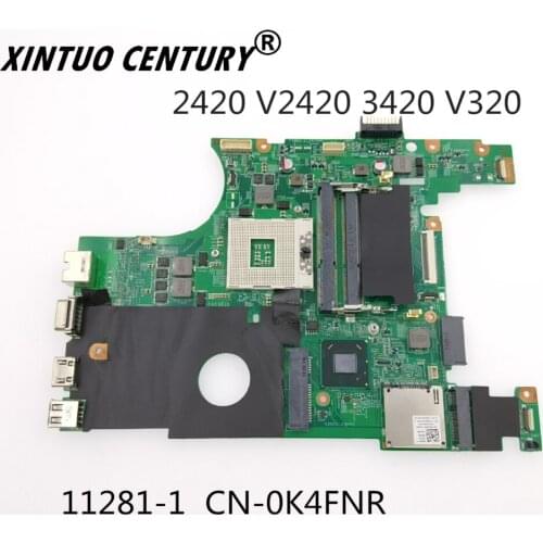 DELL Vostro 3420 2420 Laptop için anakart CN-0K4FNR 0K4FNR K4FNR 11281-1 anakart 100% test tam çalışma