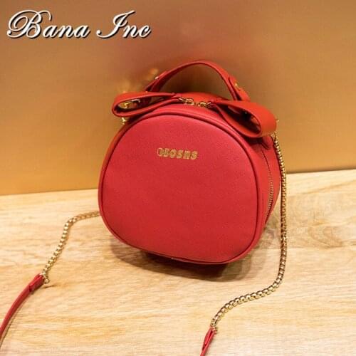 New Korean Fashion Small Round Bag Simple Shoulder Bag Messenger Bag