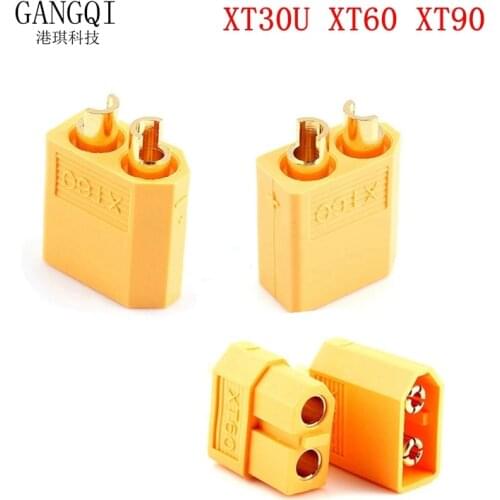 Wholesale 10PCS XT60 XT-60 XT30U XT90 T Plug Male Female Bullet Connectors Plugs For RC Lipo Battery Quadcopter Multicopter