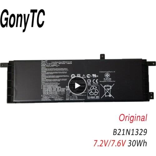 GONYTC B21N1329 2Cells Original Laptop Battery 0B200-00840000 B21-N1329 For ASUS D553MA F553M F553MA F553SA X453 X453MA X553MA