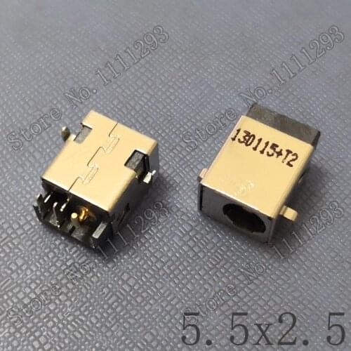 10pcs/lot DC Power Jack Socket Connector for Asus B14Y G46V G53 G53J G53JW G53SW G53S G55VW N550JV Q501LA Q550LF Q551L G550JK