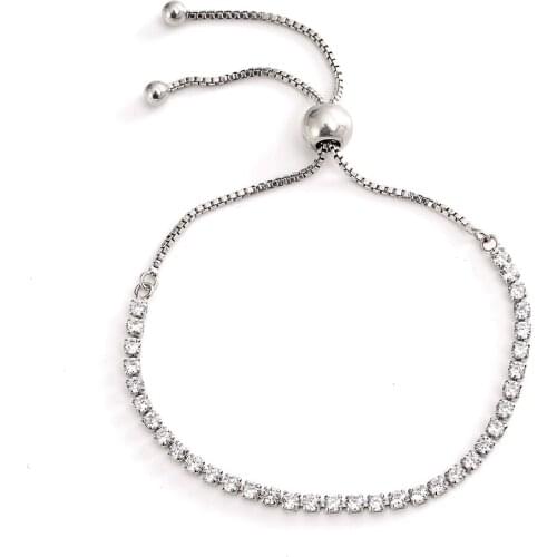 Dubai Charm Bracelet Silver cz crystal Bowl bangle kids girls women Hand Chain Jewelry anklets Arab gift