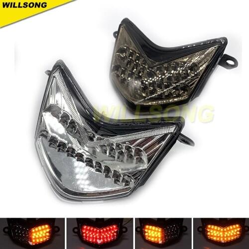 LED Rear Tail Brake Light Blinker Turn Signal Integrated Lamp For KAWASAKI NINJA ZX10R 2006-2007 ZX6R 05-06 Motorcycle Lighting