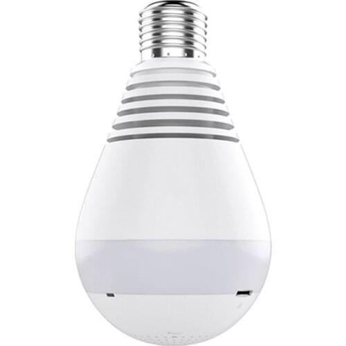 360 Degree LED Light 1080P Wireless Webcam HD Panoramic Home Security Video Surveillance WiFi CCTV Fisheye Bulb Lamp IP Camera