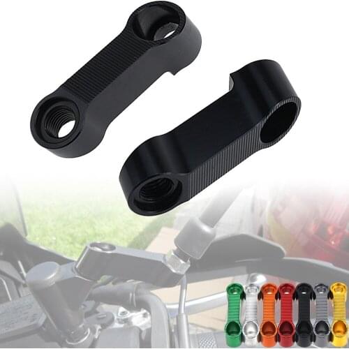 For KAWASAKI Z250 Z300 Z650 Z900 Z900RS Z800 Z1000 Z750 ER-6N ER-6F Motorcycle Rearview Mirrors Extension Riser Extend Adapter