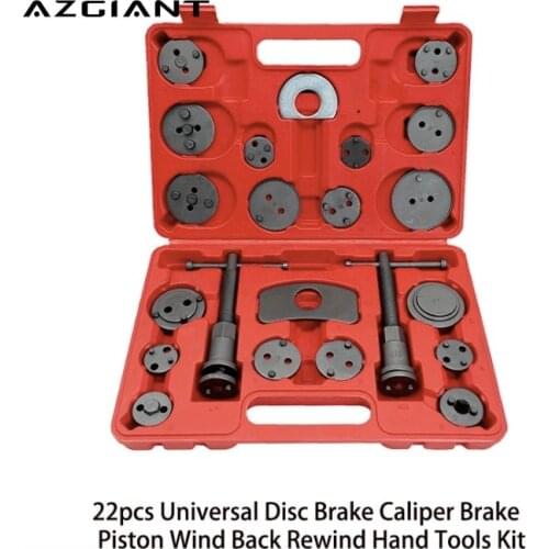 AZGIANT 22pcs Universal Disc Brake Caliper Brake Piston Wind Back Rewind Hand Tools Kit Plier HWC Tool